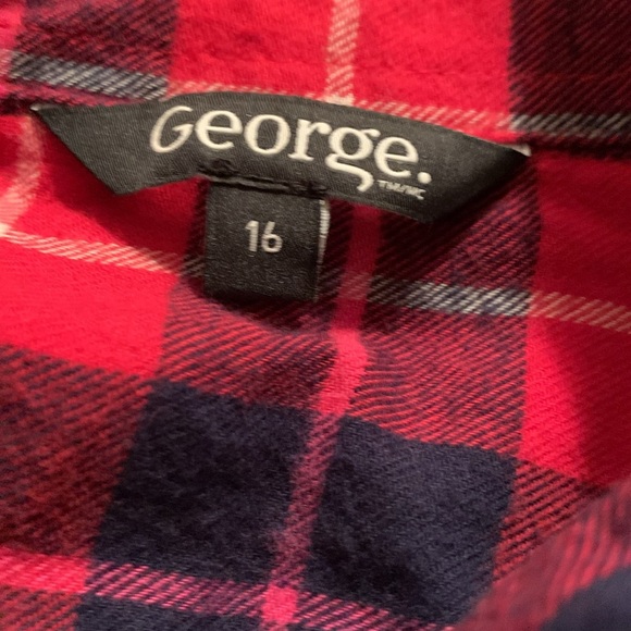 George plaid red shirt ‘Yeah’ - Picture 2 of 6